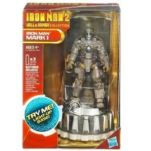 Iron man 2 hall of armor collection figure - mark i w/base - Hasbro (Iron Man) action figure collectible [Barcode 653569521082] - Main Image 2