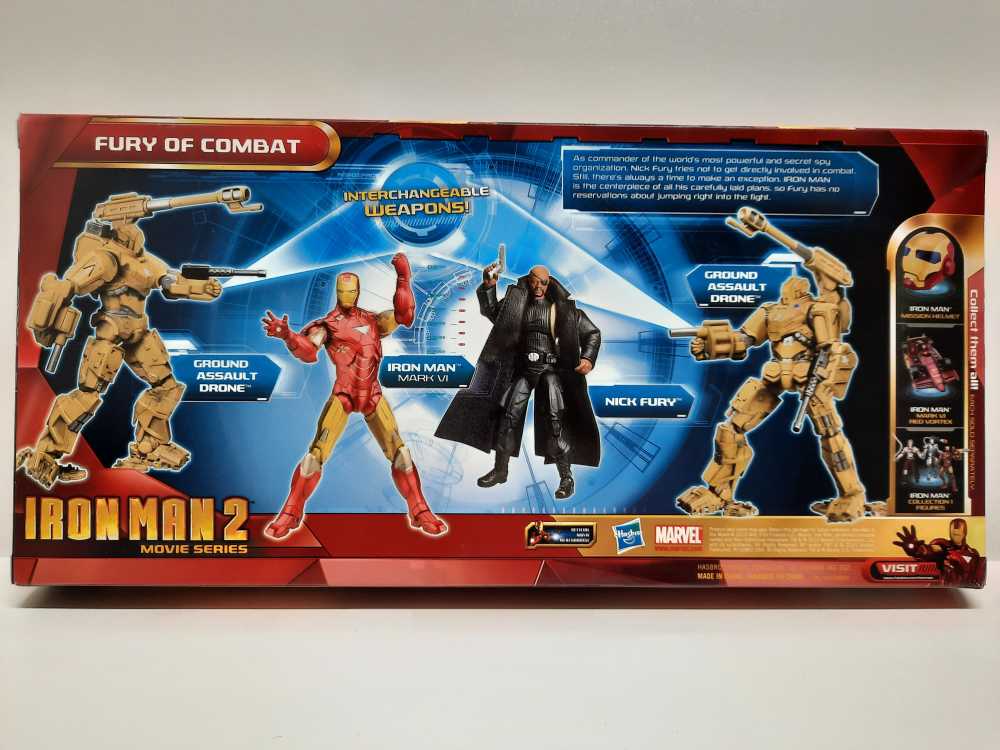 Iron Man Fury Of Combat - Hasbro (Iron Man) action figure collectible [Barcode 653569521266] - Main Image 2