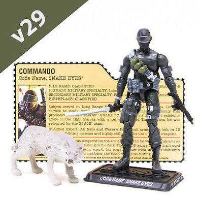 G.I. Joe: Snake Eyes (Ninja Commando) - Hasbro (G.I. Joe The Pursuit of Cobra - Desert Battle) action figure collectible [Barcode 653569522461] - Main Image 4