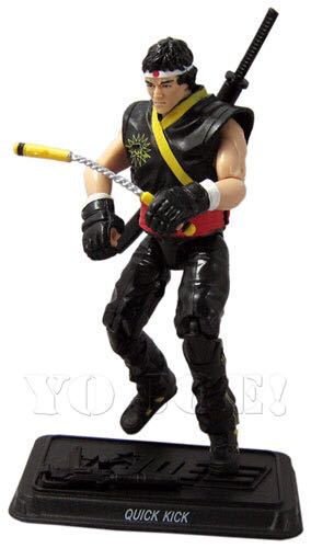 G.I. Joe Quick Kick (Martial Arts Expert) - Hasbro (Pursuit Of Cobra - City Strike) action figure collectible [Barcode 653569524069] - Main Image 2