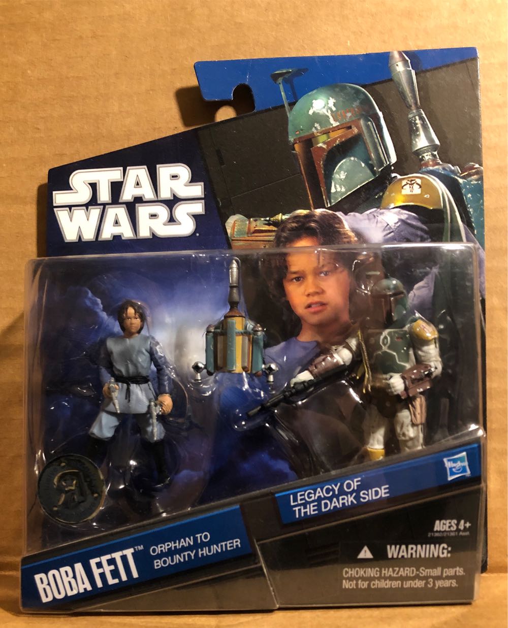 GBG 2 Pack - Boba Fett Young/Old - Hasbro (Star Wars: Legacy of the Dark Side: 3”) action figure collectible [Barcode 653569529309] - Main Image 2