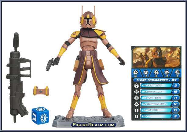 Clone Commander Jet - Hasbro (The Clone Wars (2010 - 2011)) action figure collectible [Barcode 653569533931] - Main Image 2