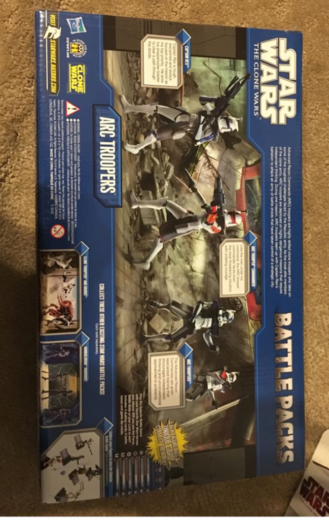 CW3 Battle Pack ARC Troopers - Hasbro (The Clone Wars) action figure collectible [Barcode 653569534198] - Main Image 2