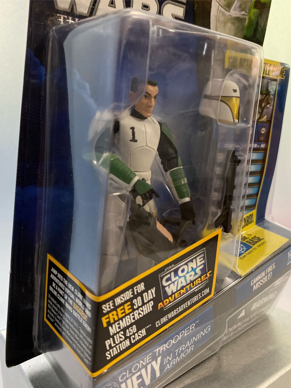 Clone Trooper Hevy - Star Wars (The Clone Wars) - Hasbro (Star Wars) action figure collectible [Barcode 653569534488] - Main Image 3
