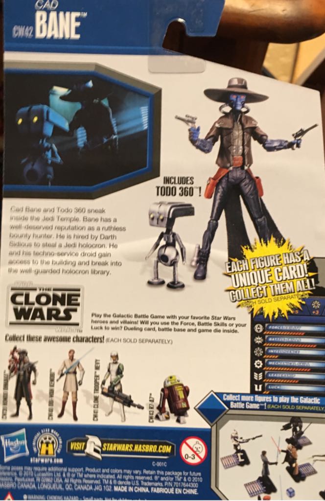Cad Bane - Hasbro (The Clone Wars Collection) action figure collectible [Barcode 653569534525] - Main Image 2