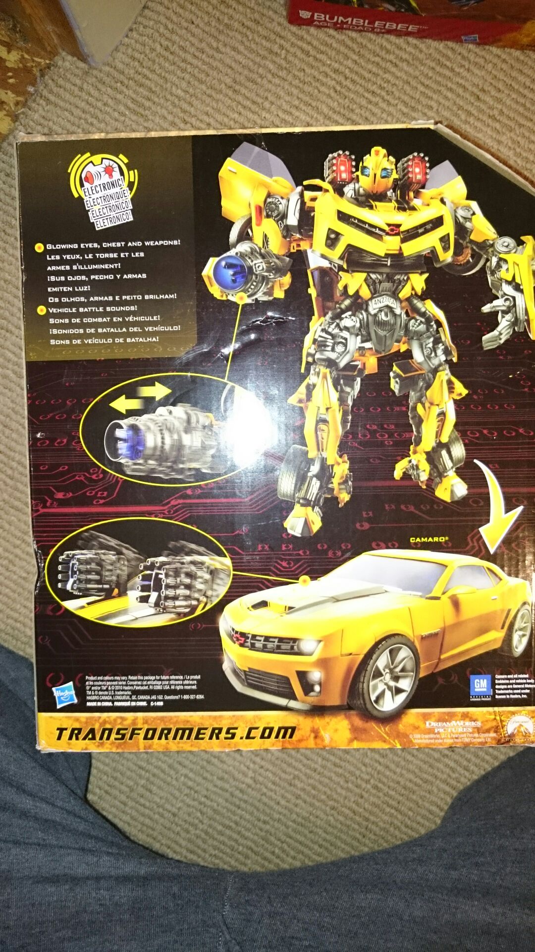 bumblebee - battle ops - hunt for decepticons - Hasbro action figure collectible [Barcode 653569544555] - Main Image 2