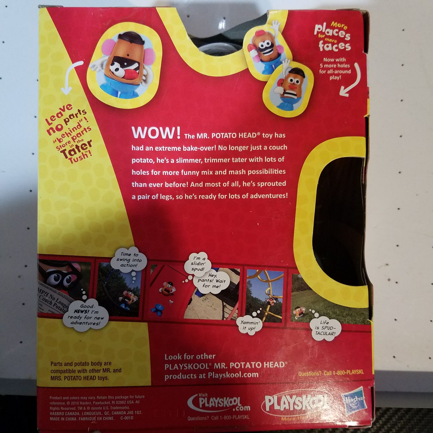 Mr Potato Head He Spdouted Legs - Playskool/Hasbro action figure collectible [Barcode 653569548140] - Main Image 2