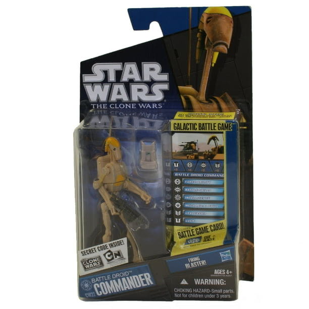 CW3 #22 Battle Droid Commander - Hasbro (Star Wars: The Clone Wars) action figure collectible [Barcode 653569551492] - Main Image 3