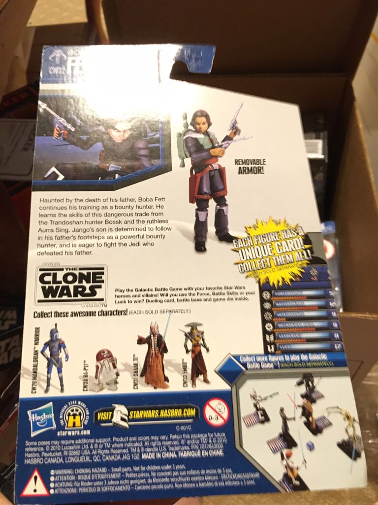 CW3 #32 Boba Fett - Young - Hasbro (Clone Wars) action figure collectible [Barcode 653569551935] - Main Image 2