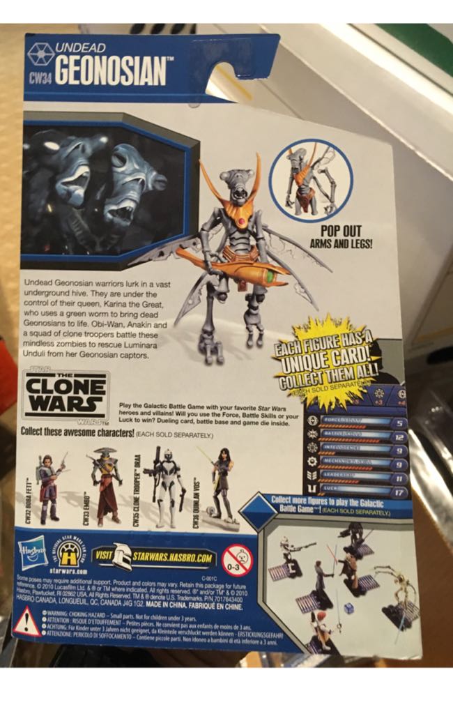 Undead Geonosian  - Hasbro (Star Wars - Clone Wars 2010) action figure collectible [Barcode 653569551980] - Main Image 2