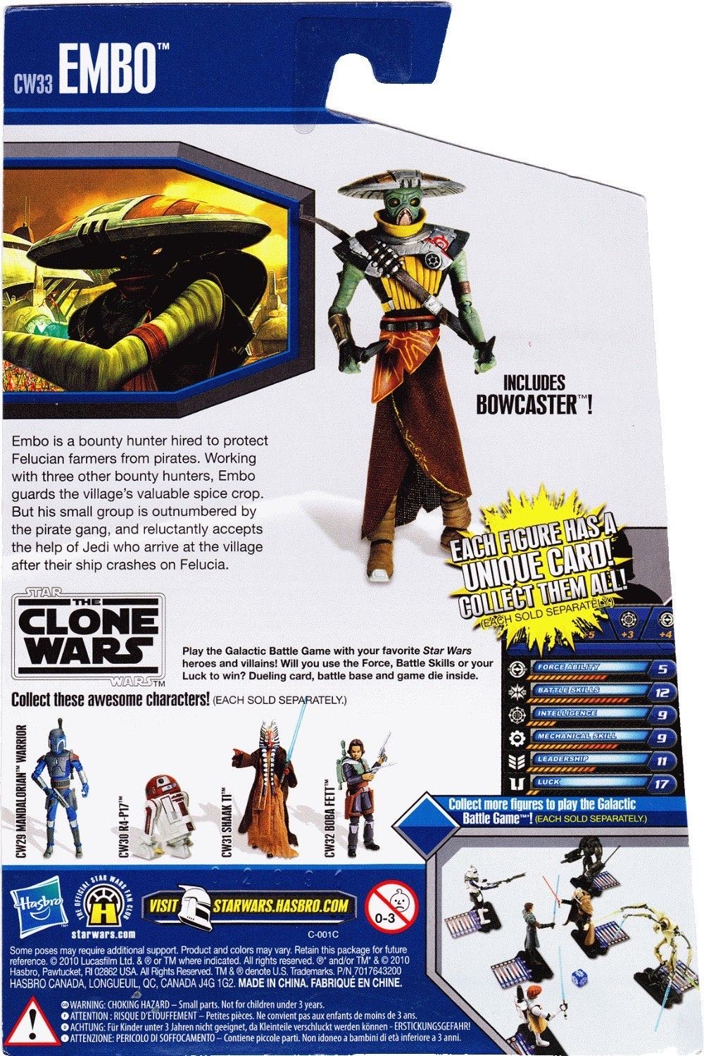 Embo - Hasbro (Star Wars - Clone Wars 2010) action figure collectible [Barcode 653569552024] - Main Image 4