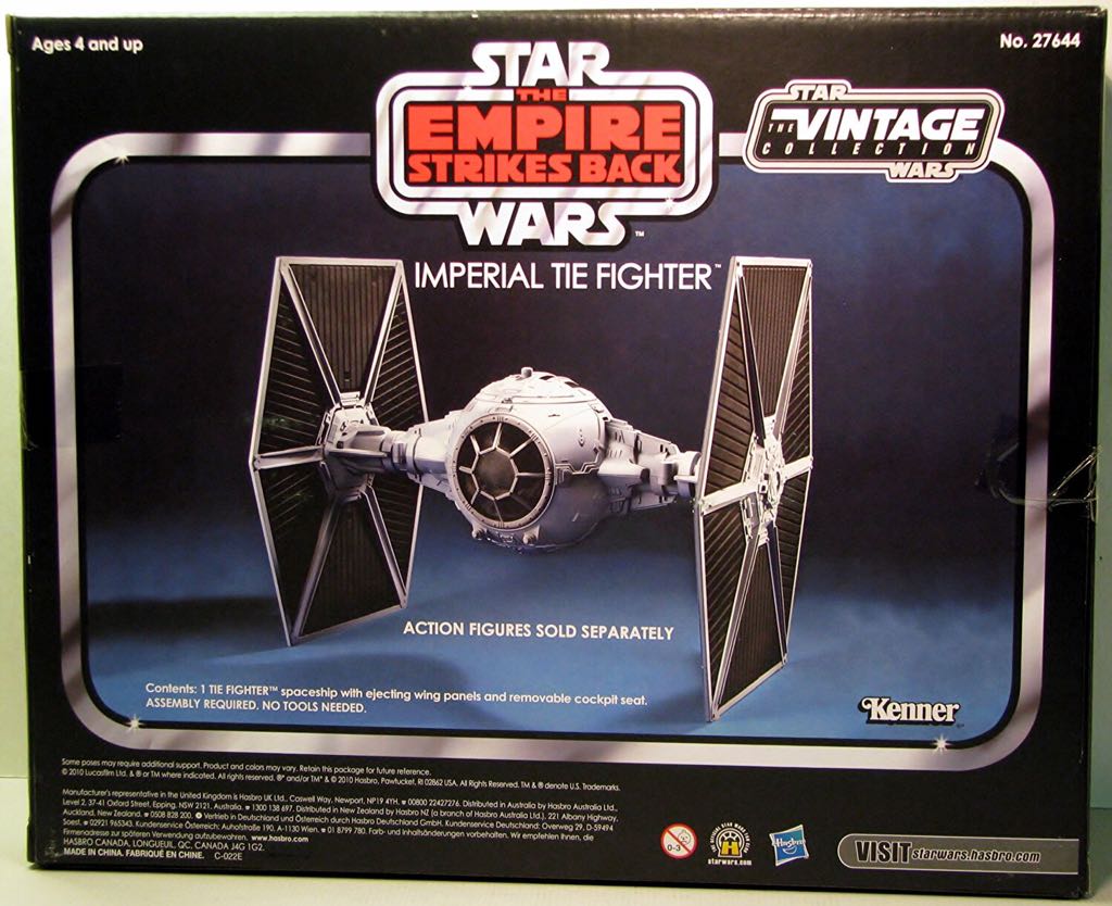 TIE Fighter - Hasbro (Star Wars Episode V The Empire Strikes Back) action figure collectible [Barcode 653569552680] - Main Image 2