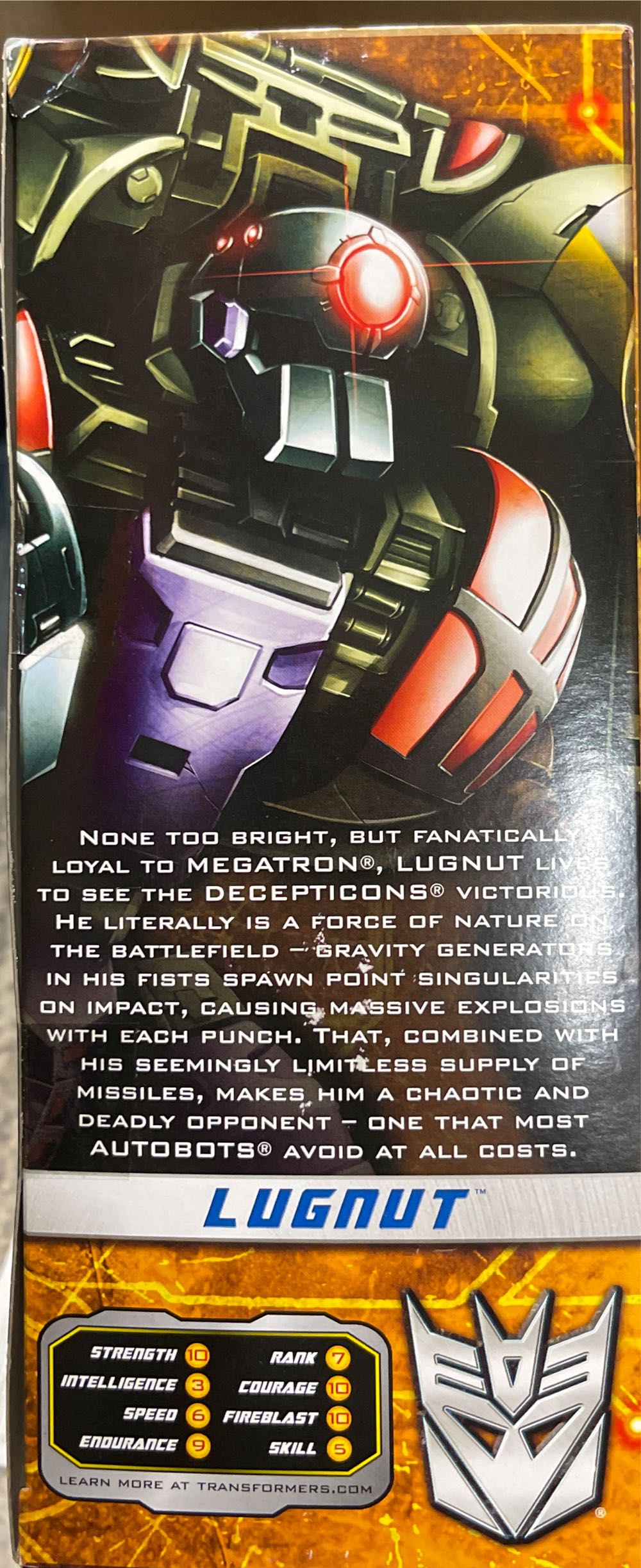 LUGNUT - Hasbro (Reveal The Shield) action figure collectible [Barcode 653569558330] - Main Image 3