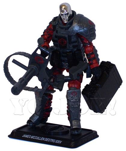 Gi Joe Cobra Destro - City Strike - Hasbro (Vh - G.I. Joe Pursuit of Cobra Line) action figure collectible [Barcode 653569561347] - Main Image 2