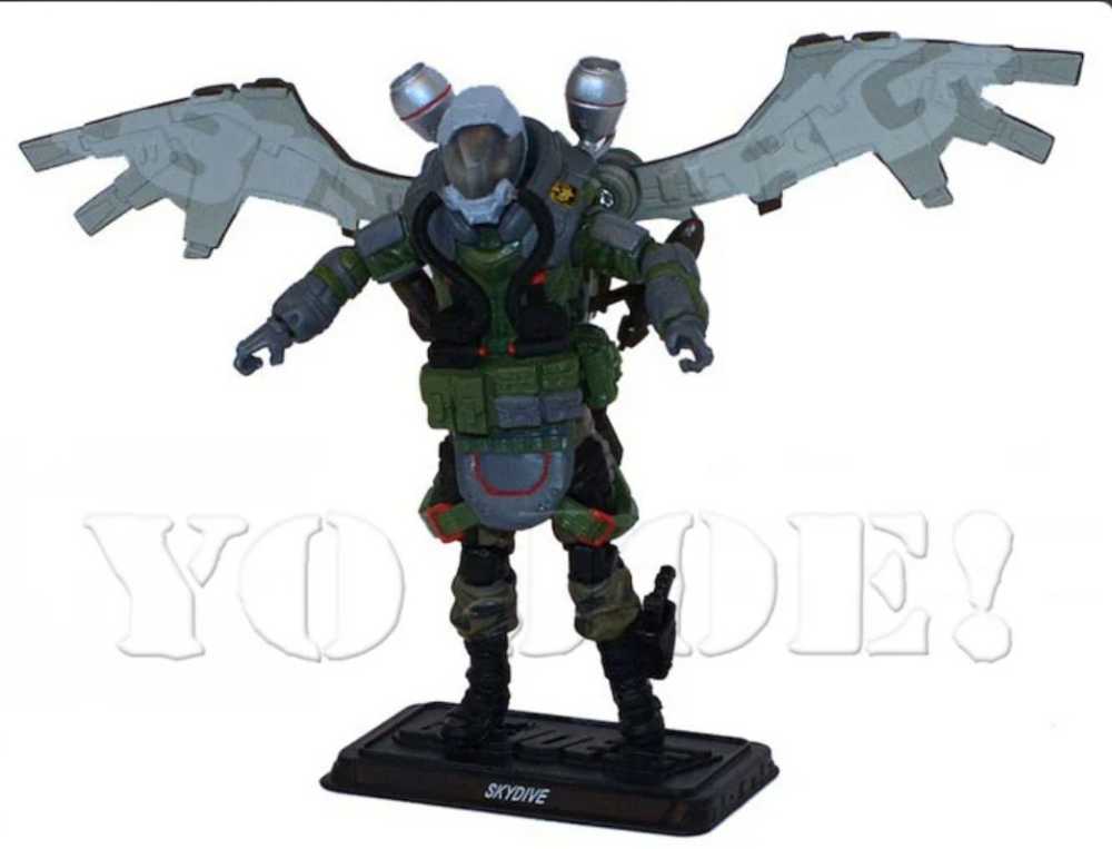 G.I. Joe Pursuit of Cobra: Skydive - Hasbro (G.I. Joe: The Pursuit of Cobra) action figure collectible [Barcode 653569561422] - Main Image 3