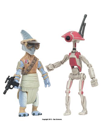 Ratts Tyerell & Pit Droid - Hasbro (Star Wars - The Phantom Menace) action figure collectible [Barcode 653569562016] - Main Image 2