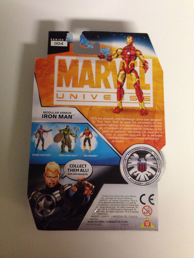 Iron Man (Modular Armor) - Hasbro (Marvel Universe) action figure collectible [Barcode 653569564270] - Main Image 2
