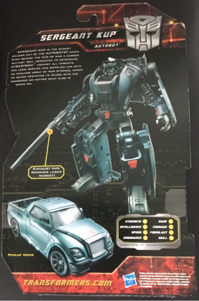 Sergeant Kup - Hasbro (Transformers Generations) action figure collectible [Barcode 653569565857] - Main Image 2