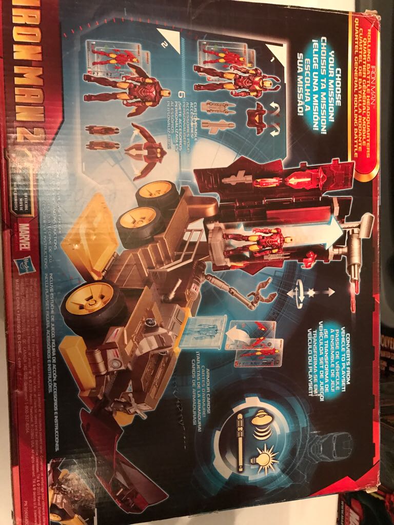 Iron Man 2 Rolling Battle Headquarters  action figure collectible [Barcode 653569566243] - Main Image 2