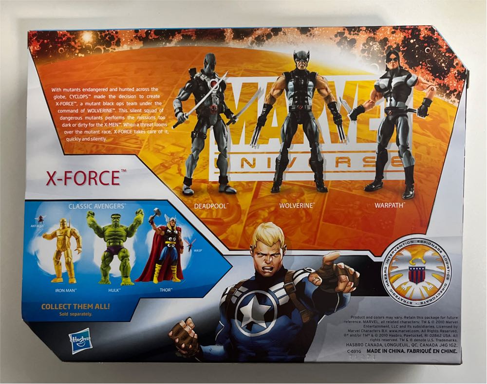 X-Force - Hasbro (Marvel Universe) action figure collectible [Barcode 653569567141] - Main Image 3