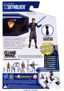 Anakin Skywalker - Hasbro (The Clone Wars) action figure collectible [Barcode 653569568155] - Main Image 2