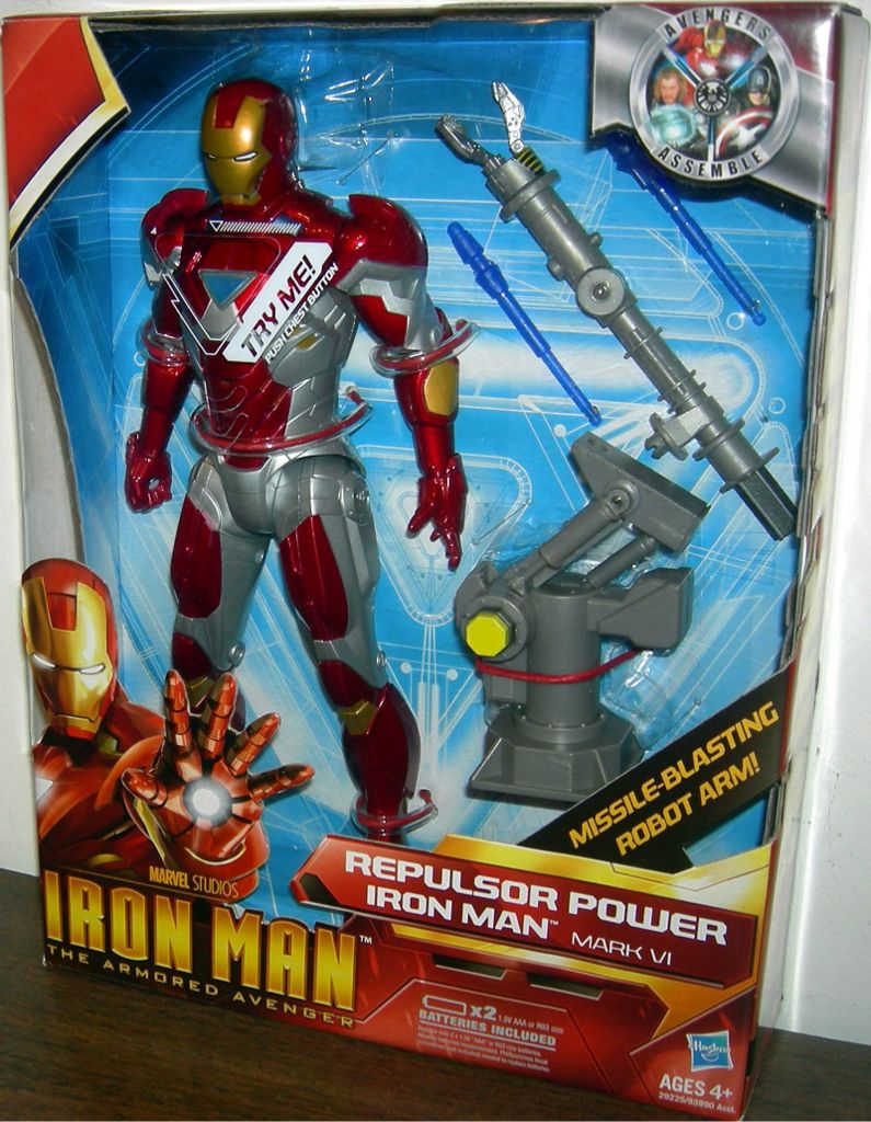 Iron Man Mark IV: Repulsor Power - Hasbro (Iron Man The Armored Avenger) action figure collectible [Barcode 653569568827] - Main Image 2