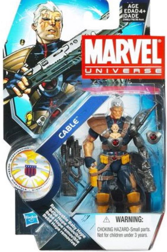 Marvel Universe Cable w/ Baby Hope Variant  - Hasbro (Marvel Universe) action figure collectible [Barcode 653569579045] - Main Image 2