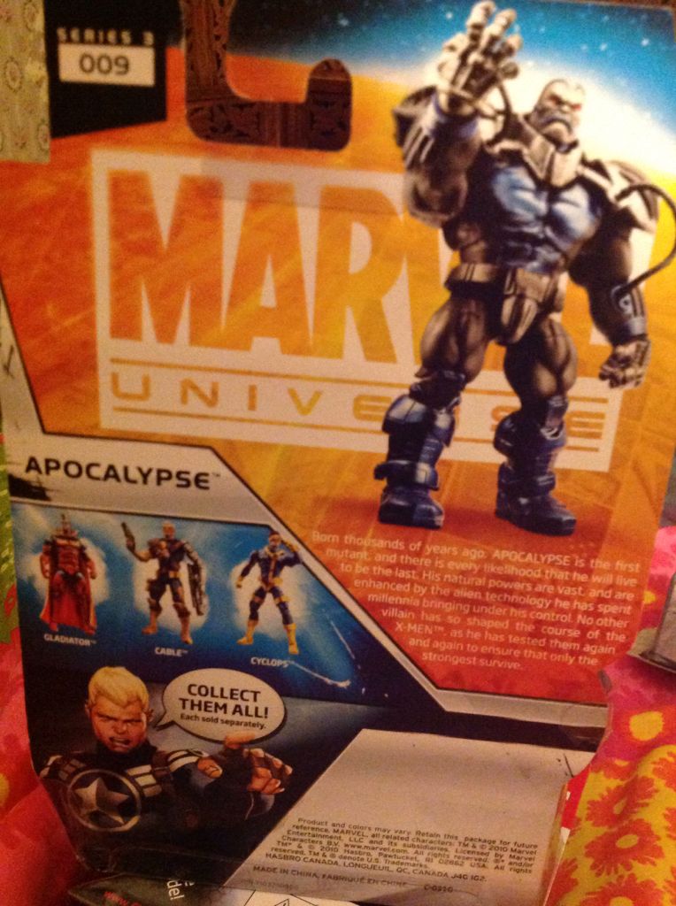 Marvel Apocalypse - Hasbro (Marvel Universe) action figure collectible [Barcode 653569579106] - Main Image 2