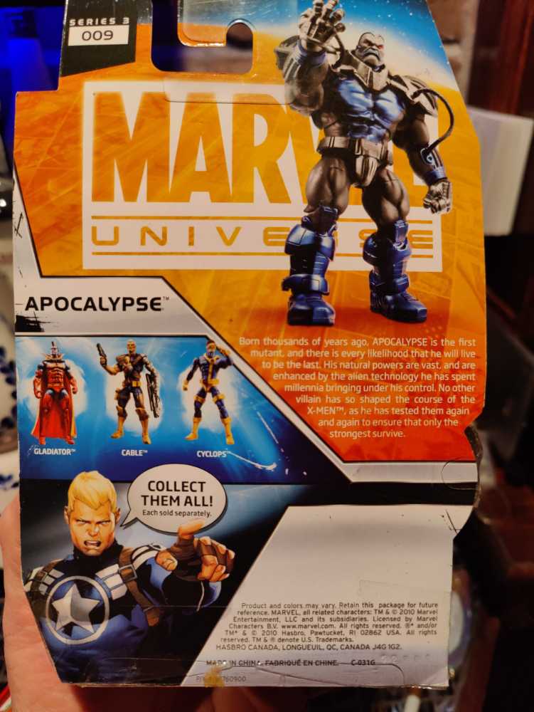 Marvel Apocalypse - Hasbro (Marvel Universe) action figure collectible [Barcode 653569579106] - Main Image 3