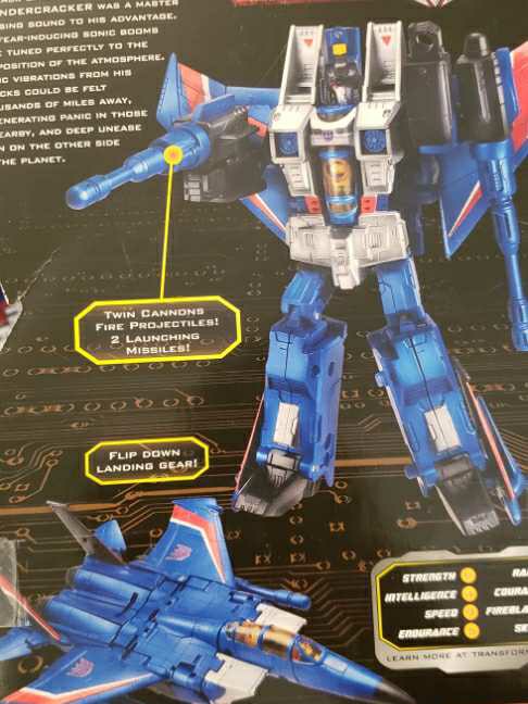 Thundercracker (Generations) - Hasbro (Transformers: Generations) action figure collectible [Barcode 653569582915] - Main Image 3