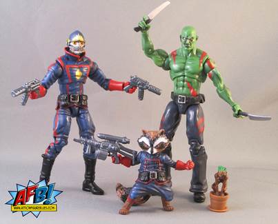 Guardians Of The Galaxy - Hasbro (Marvel Universe Super Hero Team Pack) action figure collectible [Barcode 653569583028] - Main Image 2