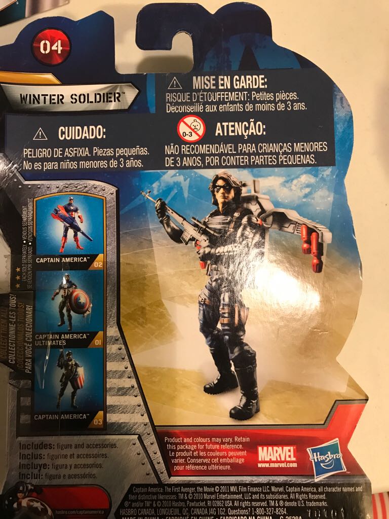 Winter Soldier - Hasbro (Captain America The First Avenger) action figure collectible [Barcode 653569583790] - Main Image 2