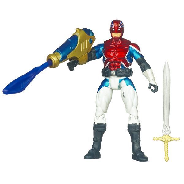Captain Britain (Comic Series) - Hasbro (Captain America: The First Avenger) action figure collectible [Barcode 653569583820] - Main Image 2