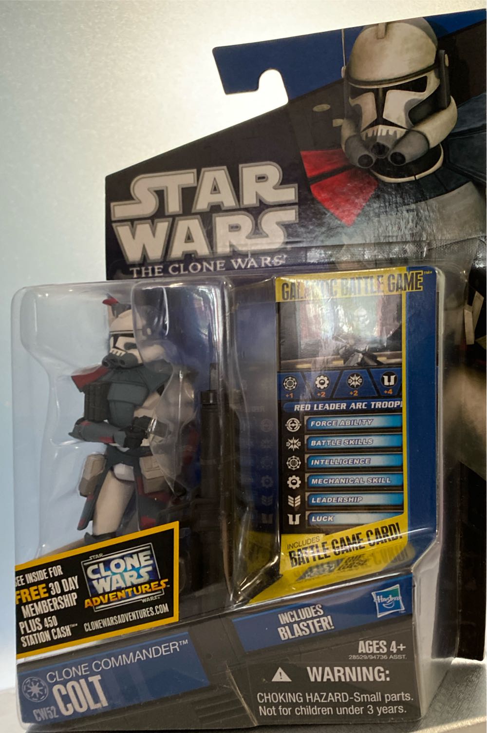 Clone Commander Colt CW52 - Hasbro (Star Wars - Clone Wars 2010) action figure collectible [Barcode 653569586982] - Main Image 4