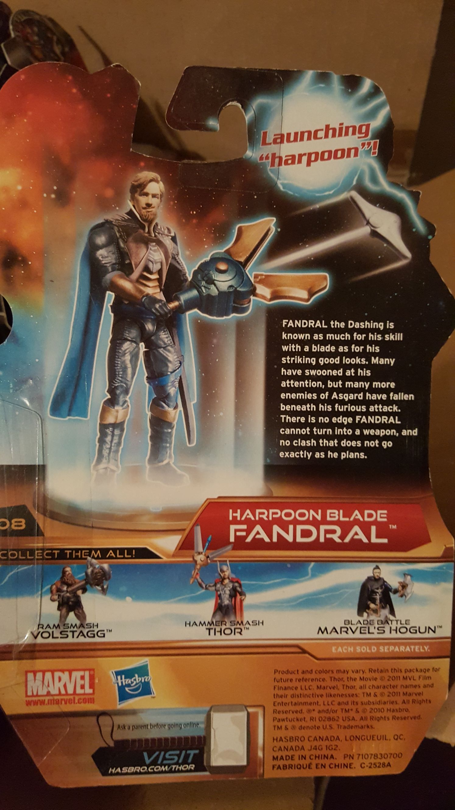Fandral harpoon blade  (Thor Movie Series) action figure collectible [Barcode 653569587392] - Main Image 2
