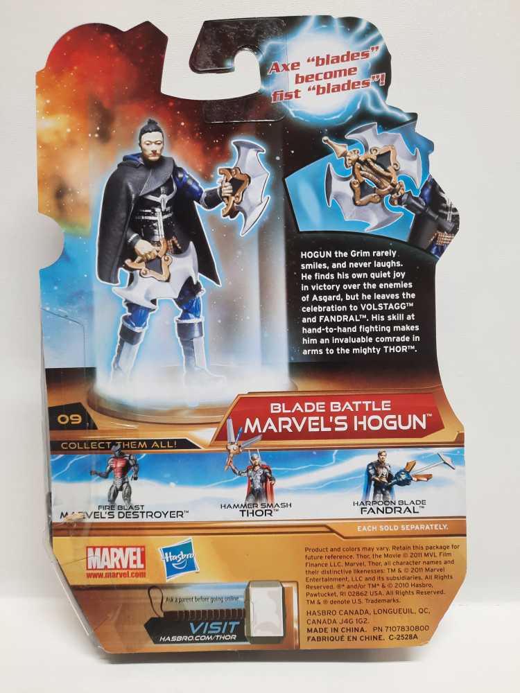 Thor Movie Blade Battle Marvel’s Hogun  (Thor The Mighty Agenger) action figure collectible [Barcode 653569587408] - Main Image 2