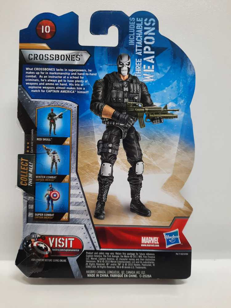Marvel Captain America: Crossbones - Hasbro (Captain America: The First Avenger) action figure collectible [Barcode 653569587644] - Main Image 2
