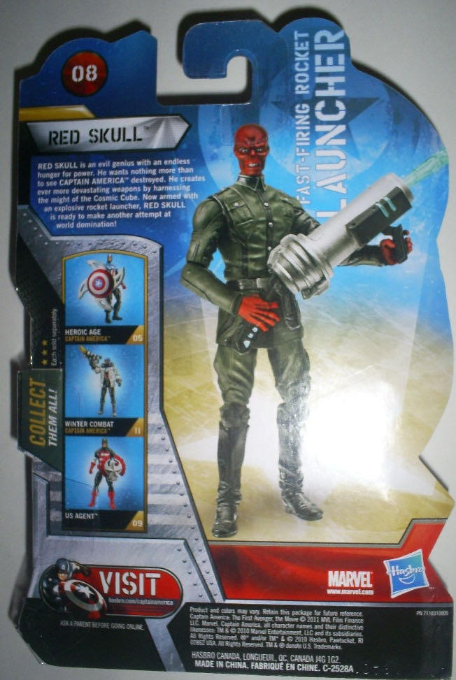 Red Skull - Hasbro (Captain America: The First Avenger) action figure collectible [Barcode 653569587675] - Main Image 3