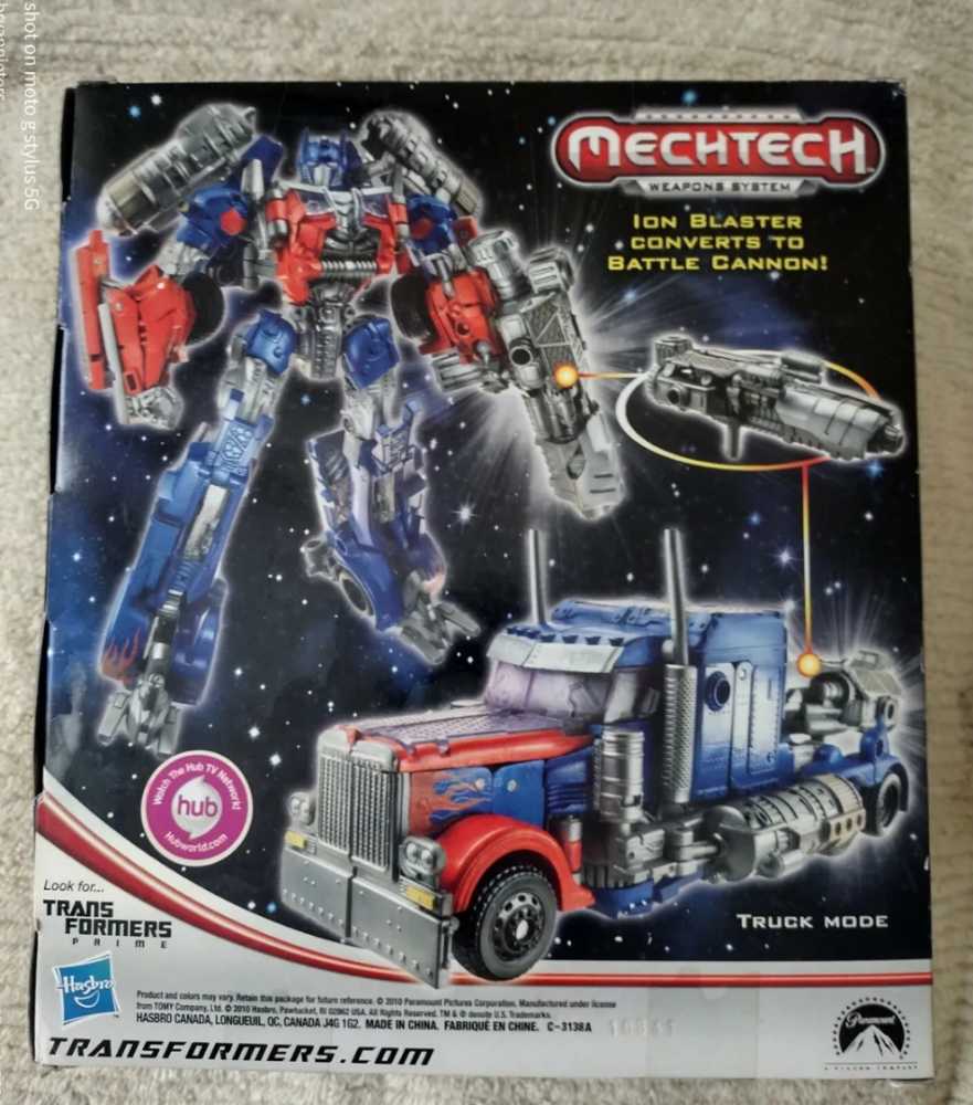 Transformers Mechtech Transformers Dark of The Moon Optimus Prime - Hasbro action figure collectible [Barcode 653569589624] - Main Image 2