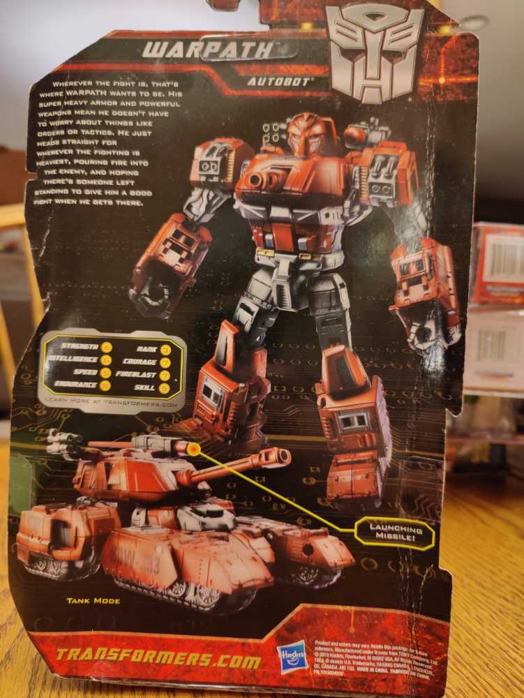 WARPATH - Hasbro (Generations) action figure collectible [Barcode 653569590095] - Main Image 3