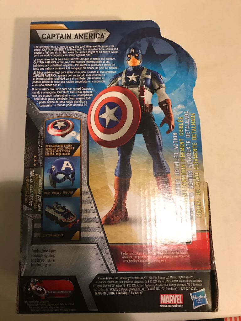 Captain America The First Avenger - Captain America - Hasbro action figure collectible [Barcode 653569596738] - Main Image 2