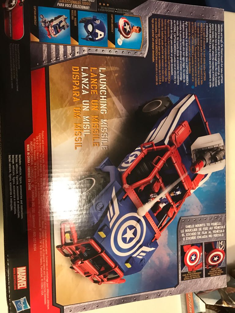 Captain America The First Avenger - Shield Assault 4x4 3.75 - Hasbro (Marvel Infinite) action figure collectible [Barcode 653569597421] - Main Image 2