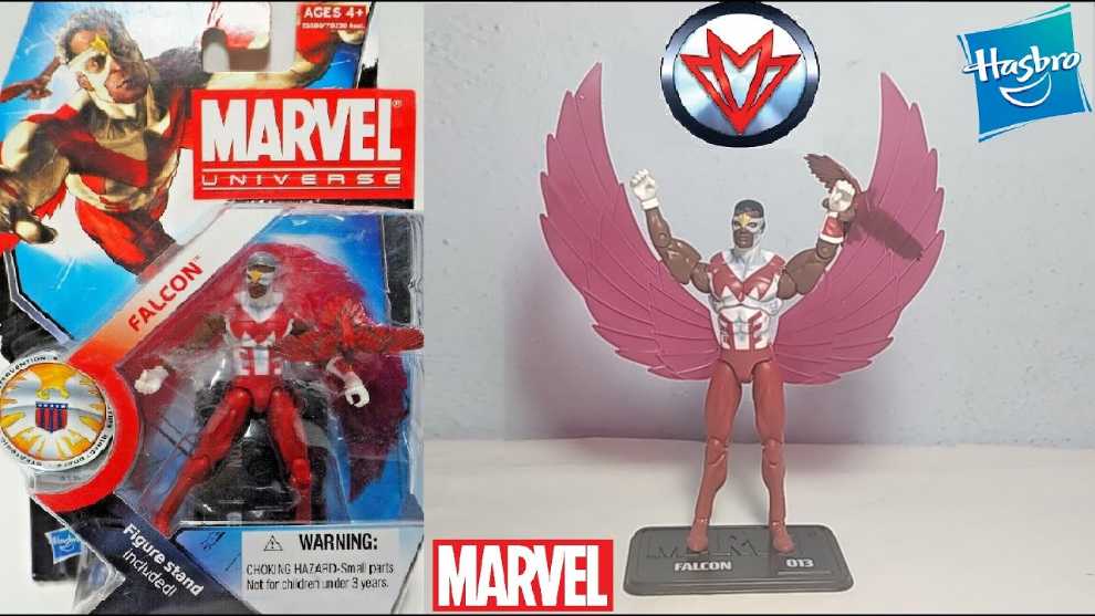 Marvel Universe Falcon - Hasbro (Marvel Universe) action figure collectible [Barcode 653569598947] - Main Image 4