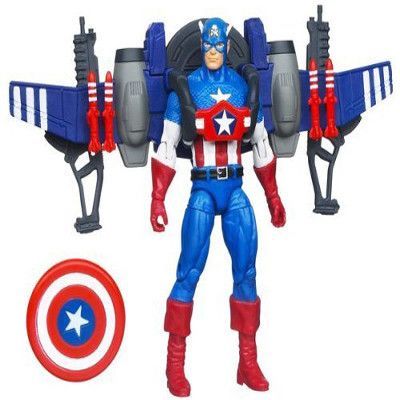 Captain America: Midnight Air Raid - Hasbro (Captain America: The First Avenger) action figure collectible [Barcode 653569599616] - Main Image 2
