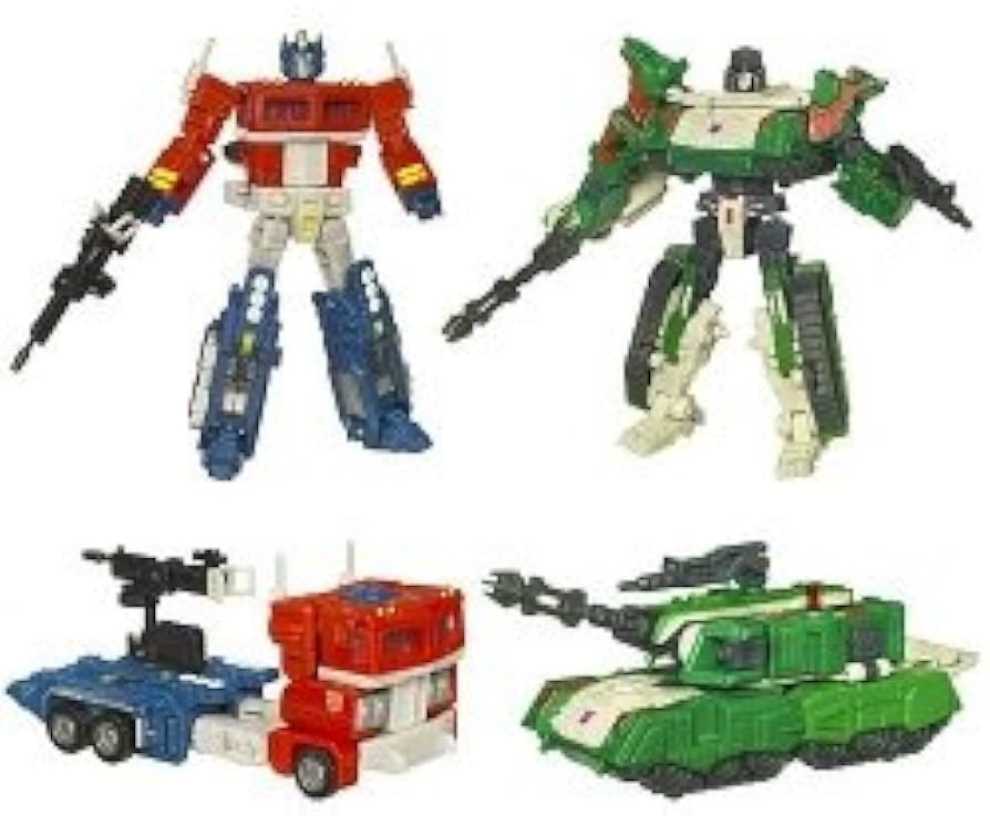 Transformers Generations The Ultimate Battle Optimus Prime And Megatron Set 2010 - Hasbro (Deluxe Class) action figure collectible [Barcode 653569602576] - Main Image 3