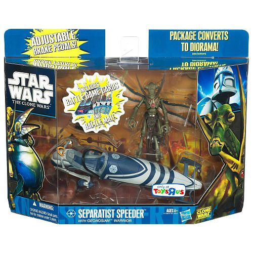 Separatist Speeder with Geonosian Warrior - Hasbro (Ships & Vehicles) action figure collectible [Barcode 653569604747] - Main Image 2
