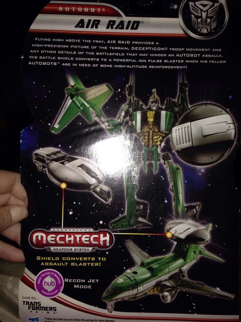 Air Raid - Hasbro (Transformers: Dark Of The Moon) action figure collectible [Barcode 653569604945] - Main Image 2