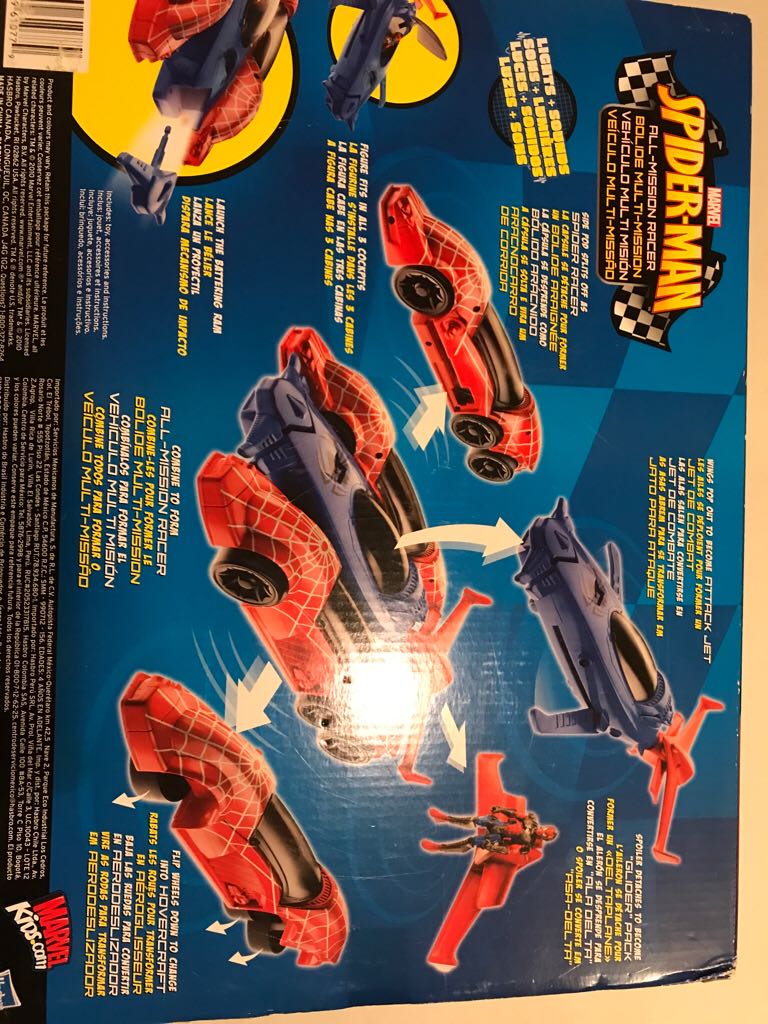 Spiderman All Star Mission Racer  action figure collectible [Barcode 653569610779] - Main Image 2