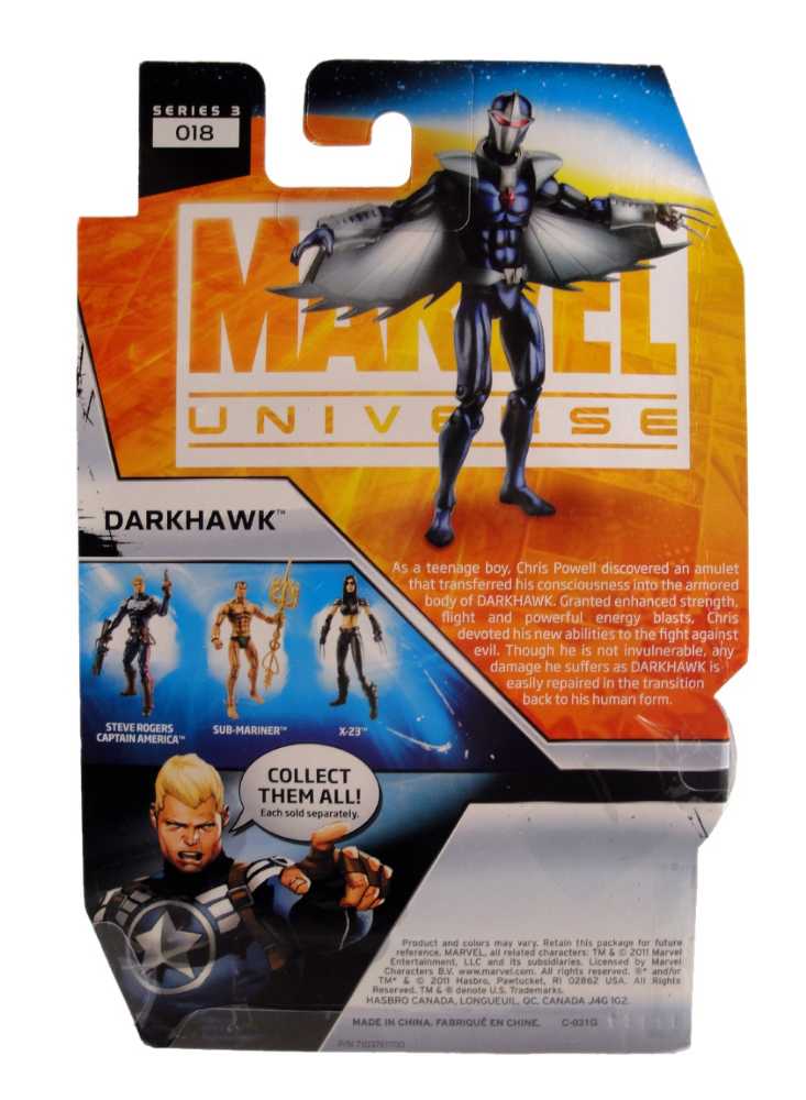 Darkhawk - Hasbro (Marvel Universe - Fury Files) action figure collectible [Barcode 653569615040] - Main Image 4