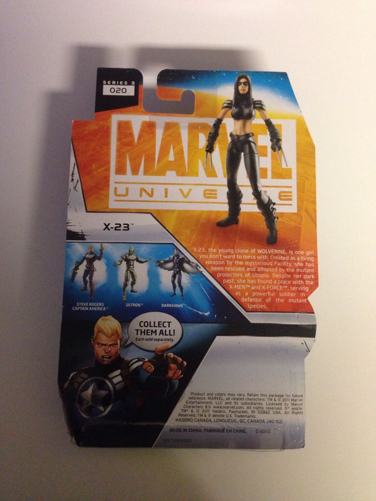 Marvel Universe X-23 - Hasbro (Marvel Universe) action figure collectible [Barcode 653569615064] - Main Image 2